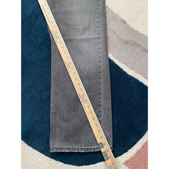 Vintage Levi's 514 Slim Straight Grey Jeans Black Label 38x32 - Picture 5 of 10